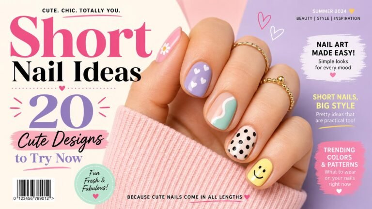 Short Nail Ideas: Cute, Chic Designs for Every Short Shape