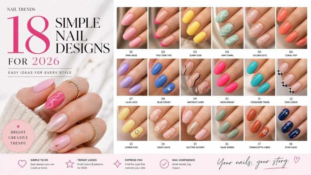 Simple Nail Designs: Easy, Chic Manicure Ideas
