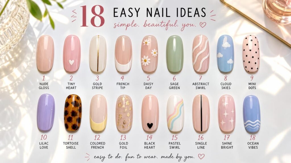 Simple Nail Designs: Easy, Chic Manicure Ideas