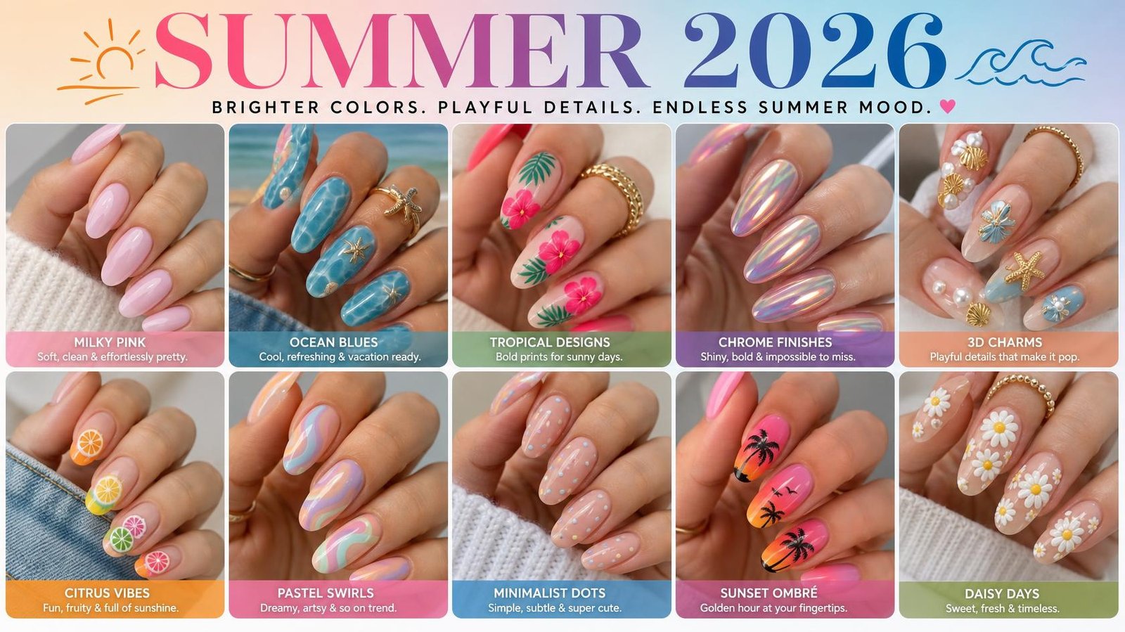 Summer 2026 is bringing brighter color